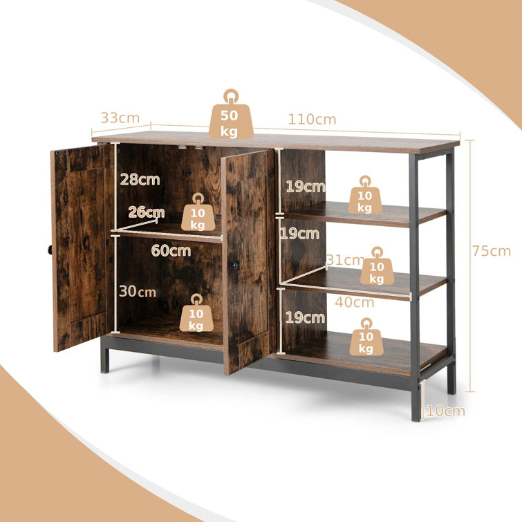 Wide buffet table sales